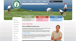 Desktop Screenshot of golf-service.com