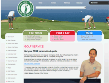 Tablet Screenshot of golf-service.com